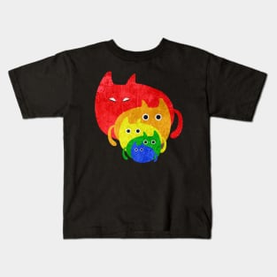 Rainbow cats Kids T-Shirt